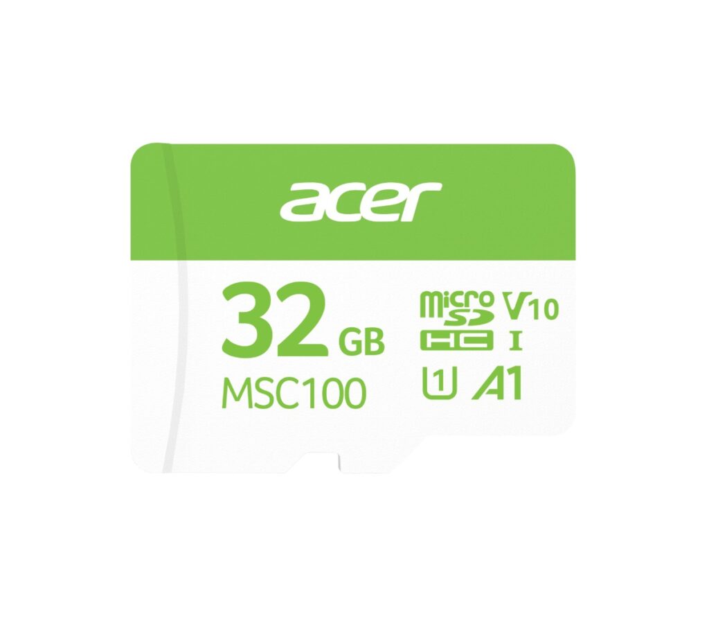 Acer MSC100-32GB microSD Express Read & Write Speed up to 100 MB/s & 10 MB/s BL.9BWWA.335
