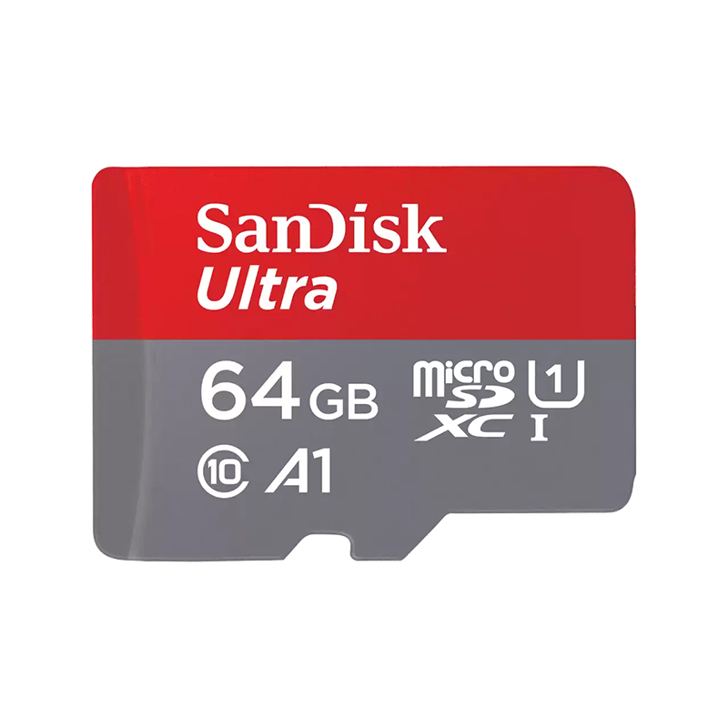 SanDisk Ultra 64GB microSD SDHC SDXC UHS-I Memory Card 140MB/s Class 10 Speed No adapter (EOL)