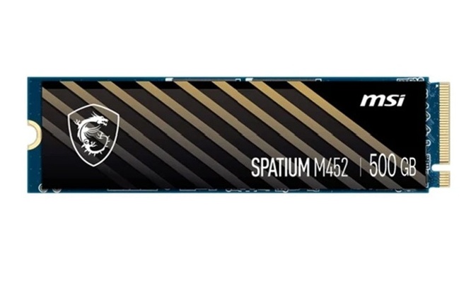 SPATIUM M452 PCIe 4.0 NVMe M.2 500GB, M.2 2280, PCIe Gen4x4 NVMe 1.4, 3D NAND, Phison E29T, 3600/3100 MB/s, 150TBW, 5Y Wty