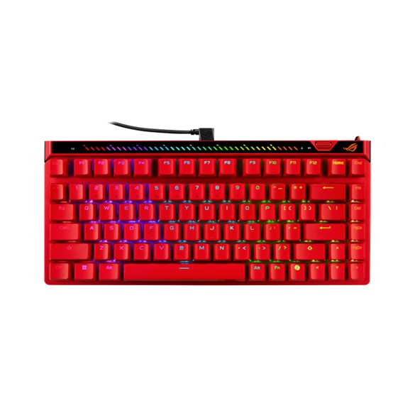 ASUS ROG FALCHION ACE 75 HE V2X - RED Gaming Keyboard, HFX V2X Magnetic Switch, 0.1–3.5mm actuation, 0.01mm tuning, 8000Hz, Rapid Trigger, USB-C