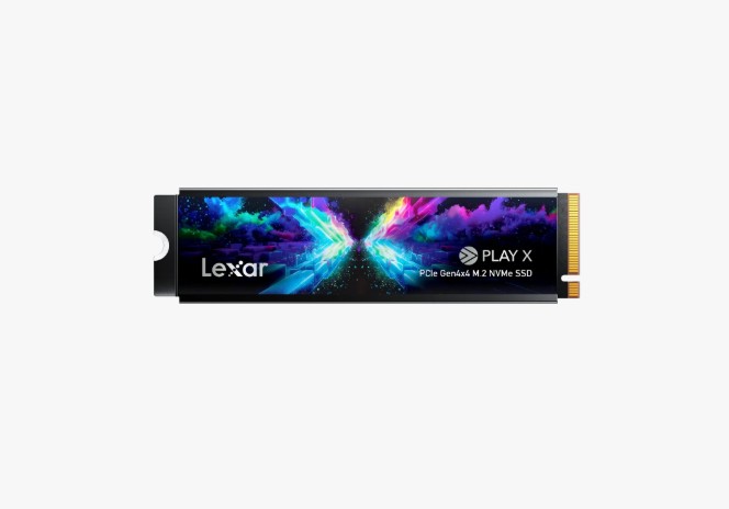 Lexar LNMPLYX512G-RNNNG Internal SSD PLAY X PCIe 4.0 512GB,up to 7200MB/s read, 4500MB/s write M.2 2030 - 5 year limited warranty