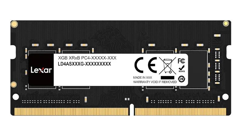 Lexar LD4AS016G-B3200GSST 16GB, DDR4 3200 SODIMM Laptop Memory, CL22 - Blister