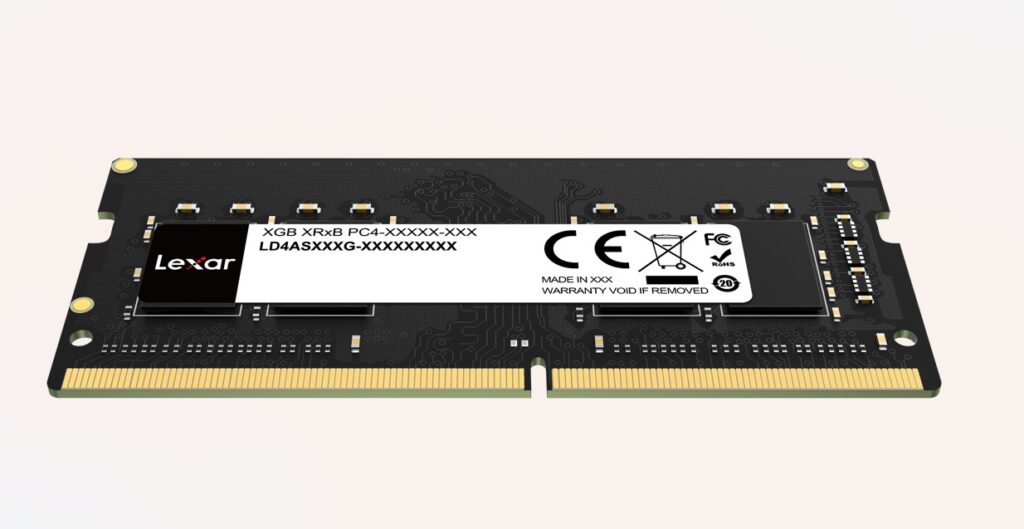 Lexar LD4AS08G-B2666GSST 8GB, DDR4 2666 SO-DIMMM Laptop Memory 1.2V CL19 - Blister